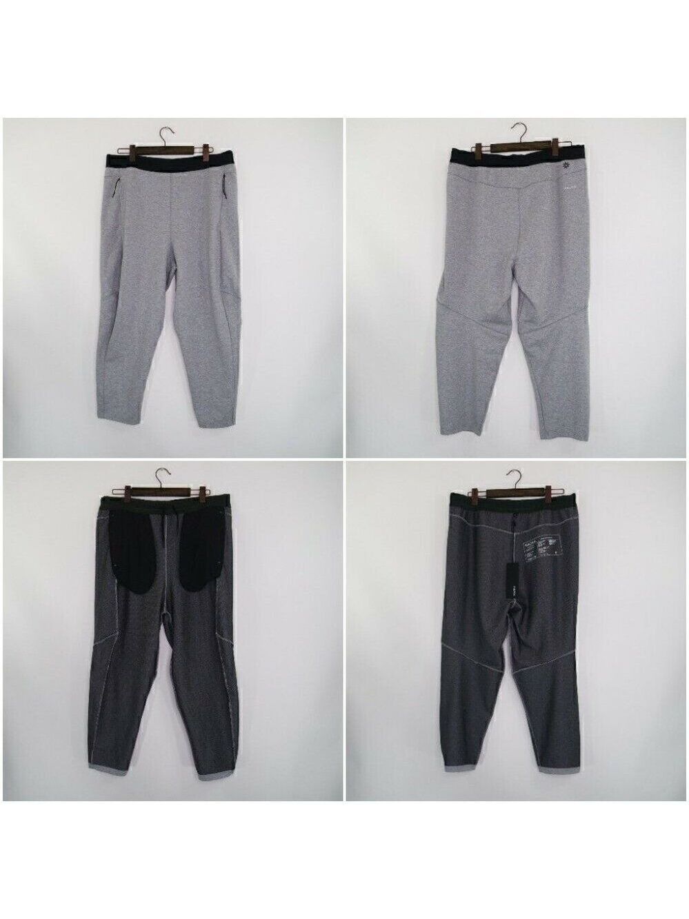NWT ISAORA Dry Touch Training Pant Mens Size XL Heather Gray 4005 Athletic $195